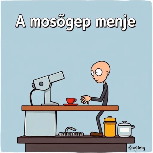 A mosógép menüje